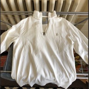 POLO Ralph Lauren Men's XS Quarter Zip in Cream